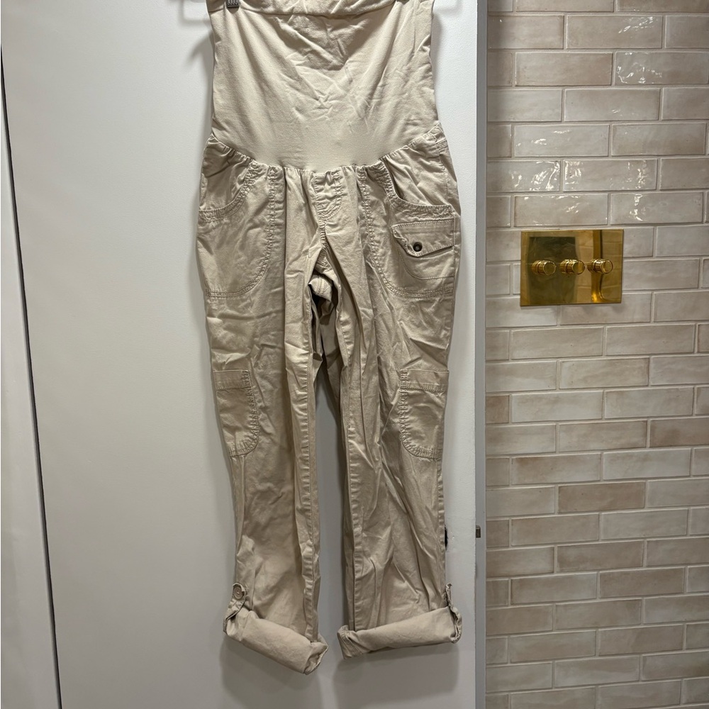 Maternity Khaki Cargo Pants